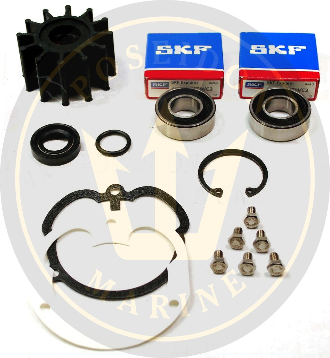 Raw Water Pump Repair kit for Volvo Penta OMC Pumps 3857794 3858847 3862281