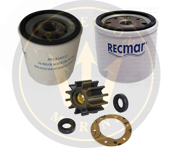 Recmar® Service kit for Volvo Penta 2003T 829913 834337 876555 21972908