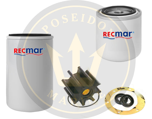 Recmar® Service kit for Volvo Penta AD41 TMD41D AQAD41 D41 replaces 877202