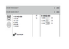 Opplysningssett for Volvo Penta D4 standard/overdimensioner