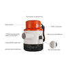 NON AUTOMATIC BILGE PUMP 3000 GPH 12V SE