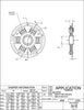 Damper Borg-Warner (Ø157,97mm/ 6 1/8") (1004-650-002)