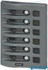 PANEL WD 12VDC CLB 6 POS GRAY