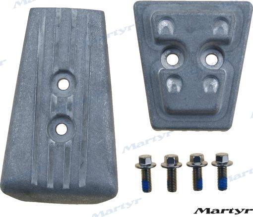 Anode Kit for Volvo Penta DPS-SXA Aluminium (Salt/Brackish)