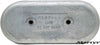 Zinc Anode "SeaRay" 350 x 155 x 32 mm