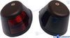 PAIR HORIZONTAL NAV.LIGHTS BLACK-LED 10307