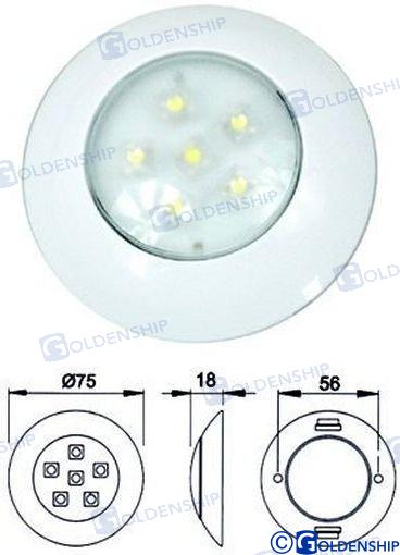 LED VEHICLE LIGHTING 6W 12V&24V WHITE 10430