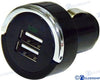 SOCKET 12/24 V 2 USB CHARGER 5V 3.4A 11012