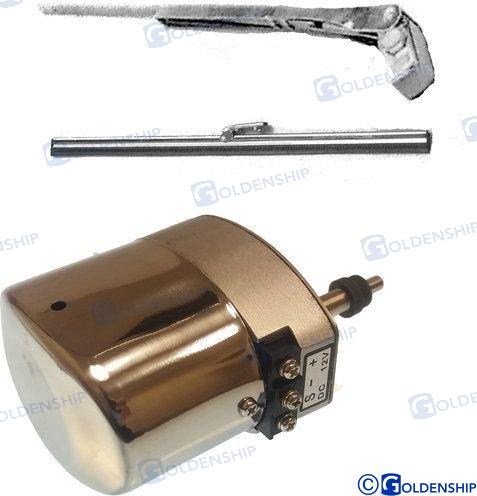 WIPER MOTOR W/ARM & BLADE 14