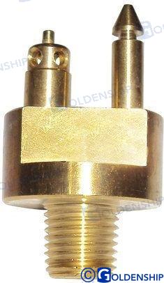 Goldenship® fuel connector for Yamaha tank outlet 1/4" NPT vertical