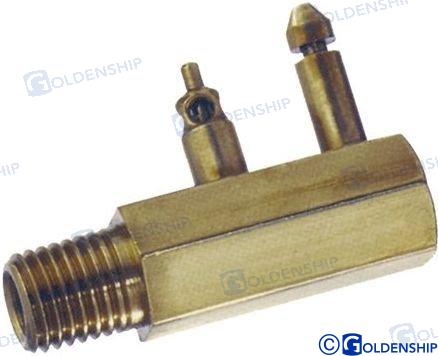 Goldenship® fuel connector for Johnson OMC tank outlet 1/4” NPT 0772681