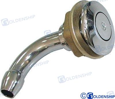 Goldenship® fuel tank air vent 16mm 90°