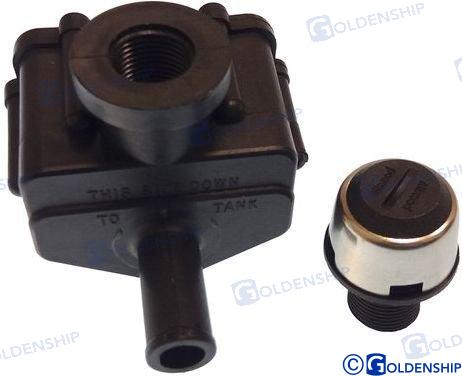 Goldenship® fuel tank air vent with valve