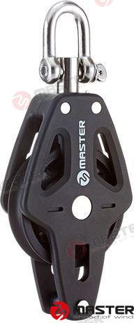 90MM SINGLE/BECKET/SWIVEL SHACKLE BLOCK 0902F