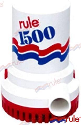 Rule 1500 GPH Non-Automatic Bilge Pump - 24v