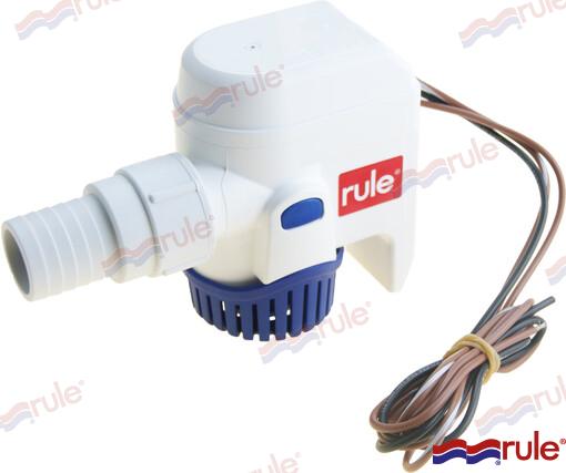 Automatic 1100 GPH Bilge Pump, 24V