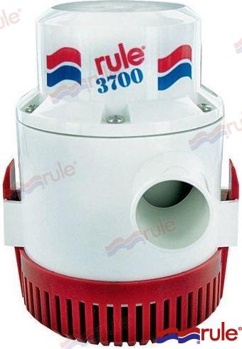 Bilge Pump 3700 GPH 12 Volt Non Automatic