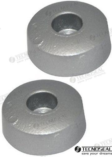 Flex-o-fold propeller prop side anodes