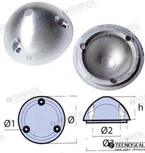 Anode Zinc Variprop propeller nut DF-80