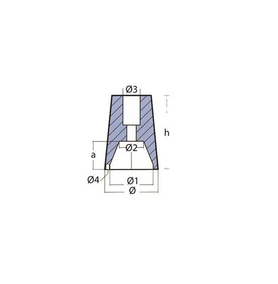 ANODE FERRETI SHAFT 68